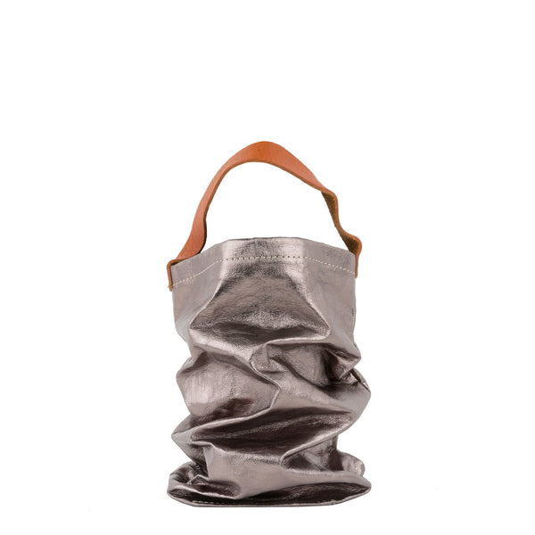 Weinkühler metallic peltro/grau