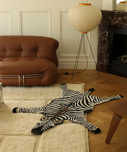 Großer Teppich - Zebra