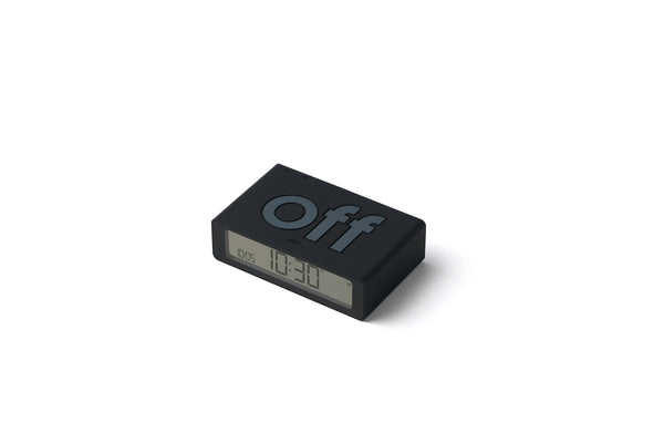 Wecker Flip Mini - Schwarz