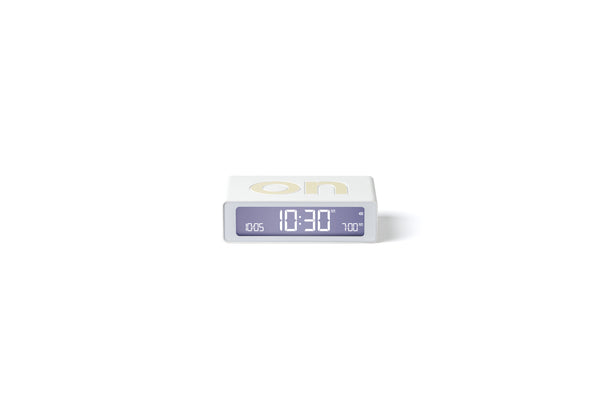 Wecker Flip Mini - Weiß