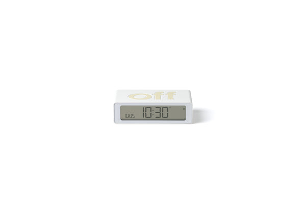 Wecker Flip Mini - Weiß