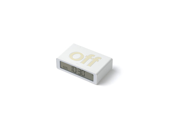 Wecker Flip Mini - Weiß