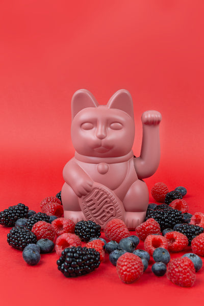 Lucky Cat SOLAR Berry Red