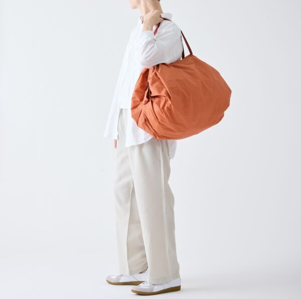 Shupatto Compact Bag L – Brick Brown