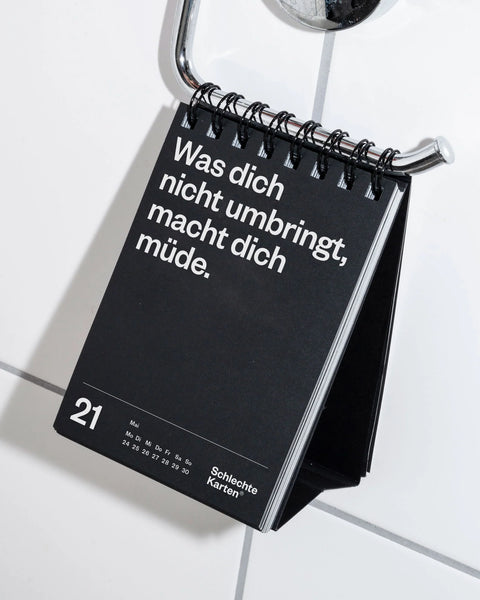 Demotivierender Tischkalender 2027