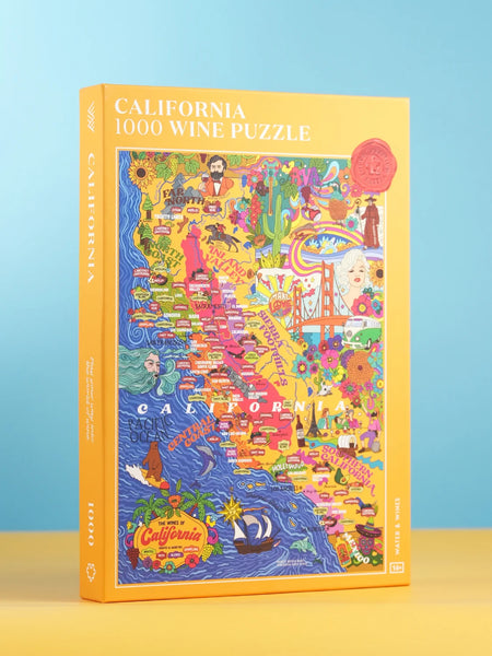 Wein Puzzle CALIFORNIEN