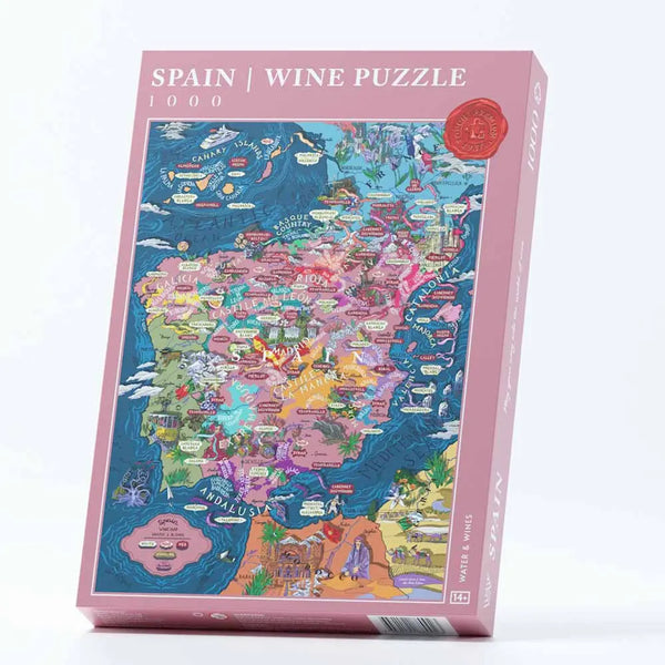 Wein Puzzle SPANIEN