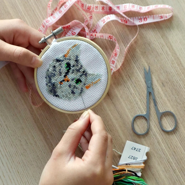 Mini Stickset mit Katzenmotiv
