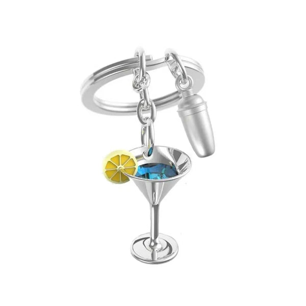 Schlüsselanhänger - Martini Glas