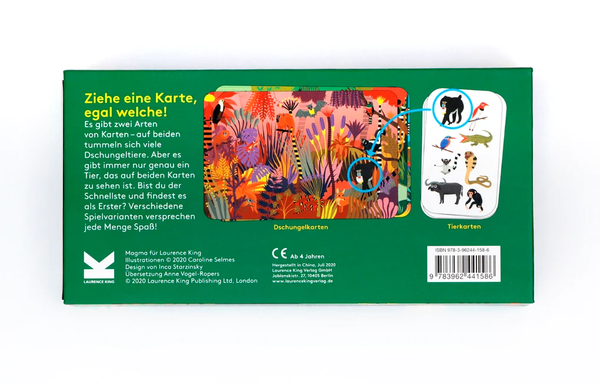 Ein Wimmelspiel mit Dschungel Tieren
