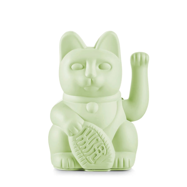 Lucky Cat in der Farbe Hellgrün