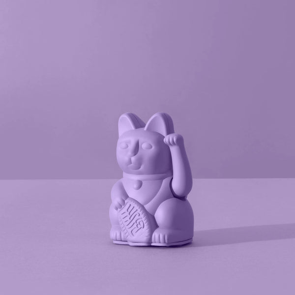 Die Winkekatze mini in der Farbe "lilac"