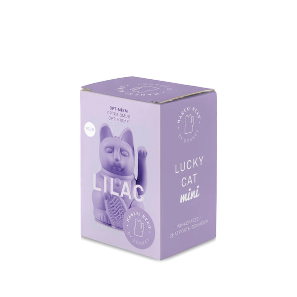 Die Winkekatze mini in der Farbe "lilac"