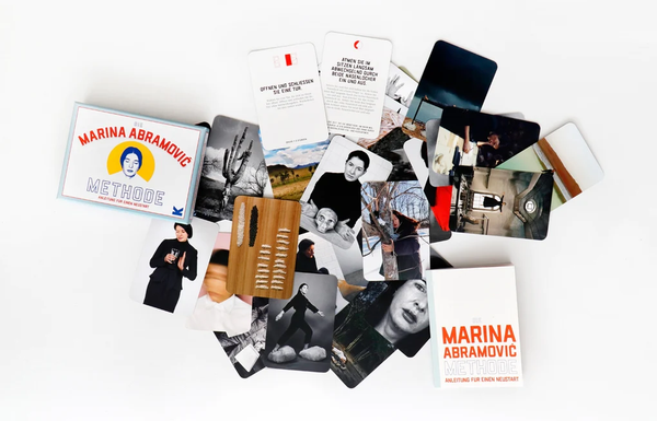 Die Marina Abramović Methode - Anleitung für einen Neustart; 30 Karten mit Anleitungen der Künstlerin