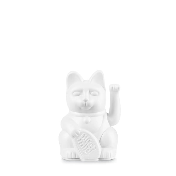 Die Winkekatze Mini in weiß steht für Frieden