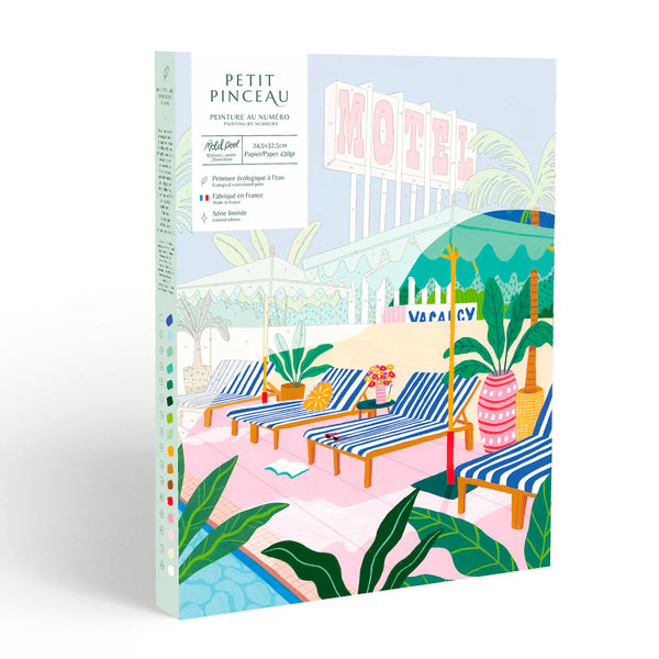 Malen nach Zahlen - Set („Motel-Pool")