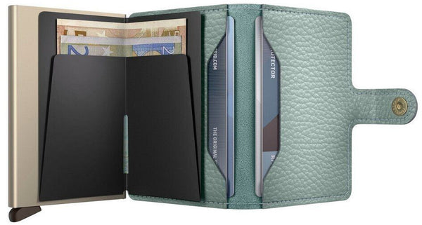 SECRID Miniwallet Pebble - Sea green