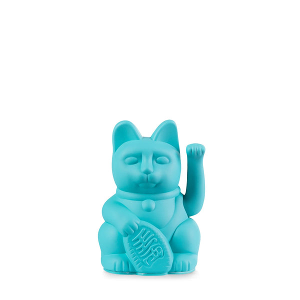Die Winkekatze mini in der Farbe "Turquoise"
