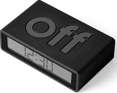 Wecker Flip Mini - schwarz