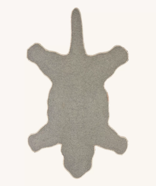 Großer Teppich - Rosa Leopard