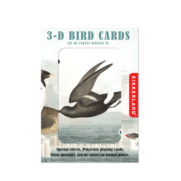 3-D Vogel Spielkarten