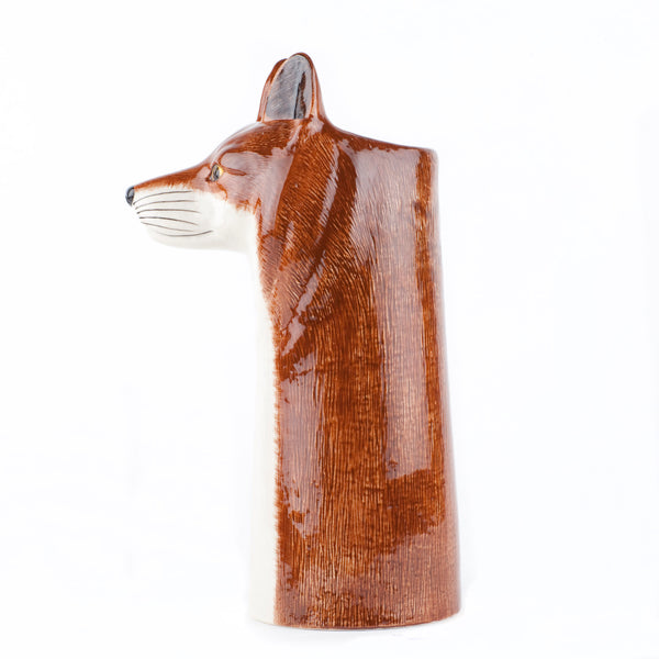 Vase in Form eines Fuchs, von der Seite