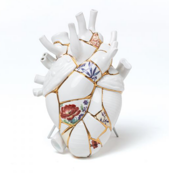 Herzvase - Love in Bloom Kintsugi