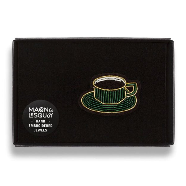 Brosche Kaffeetasse