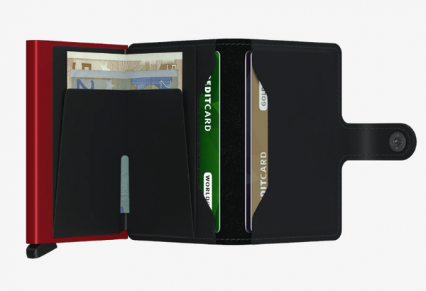 Miniwallet Matte Black offen